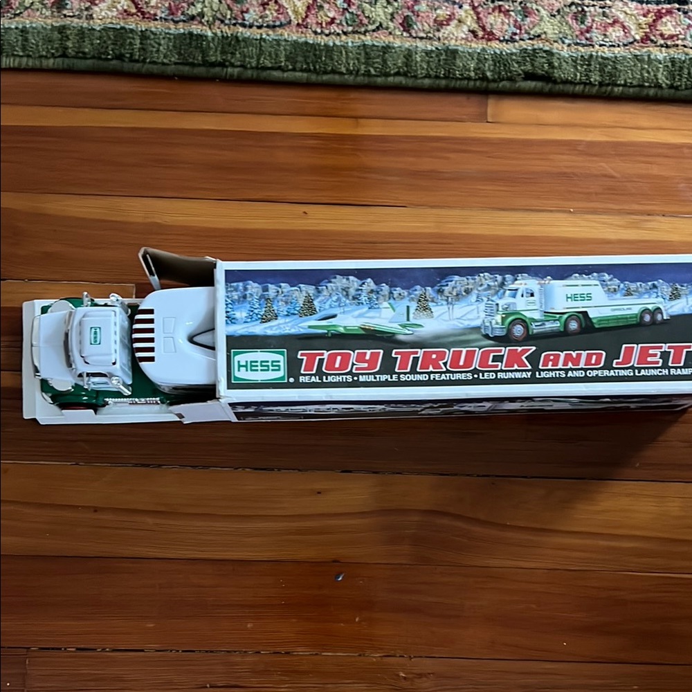 New in Box Hess Toy Truck and Jet